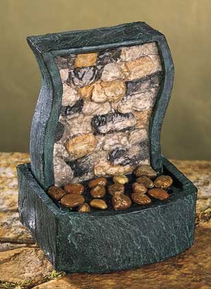 Rock Wall Desk Fountain Item 33541