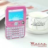Metro Pink - NEW HOT Dual SIM Swivel Screen QWERTY Cosmopolitan Phone New