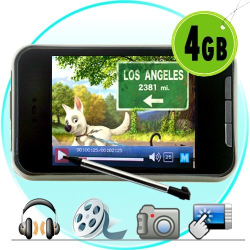 Touchscreen MP4 Player + Video Camera 4GB New