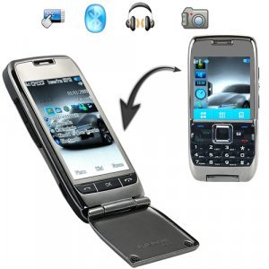 Emerald - 3 Inch Touchscreen Dual SIM World Phone + Flip Key Pad New