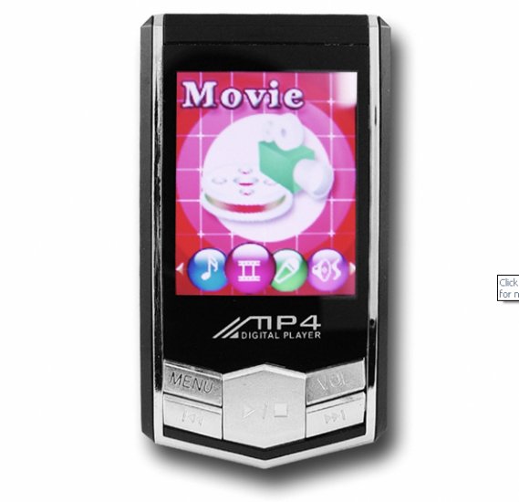MP4 Player with 1.8 Inch OLED Screen (4GB) New