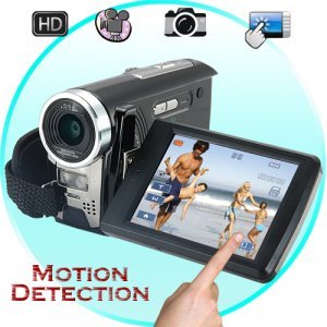 Deluxe HD Camcorder with 3 Inch Touchscreen + 60FPS New