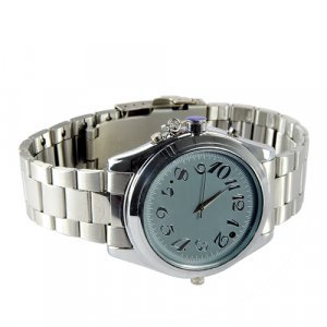 8GB Business Spy Watch - Stainless Steel Strap (Audio/Video) New