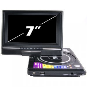 Portable DVD and Multimedia Player with 7 Inch Widescreen LCD New