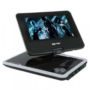7 Inch Portable DVD Player with Swivel Screen + Analog TV New