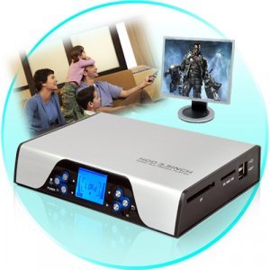 SATA Multimedia Player and HDD Enclosue (Up to 1080I) New