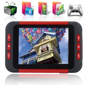 MP6 Player with 3.5 Inch LCD Screen + DVB-T Digital TV (8GB) New