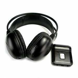 IR Wireless Earphones with USB + Mic New