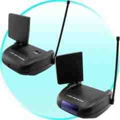 2.4GHz Wireless Audio Video + IR Remote Transmission Set New