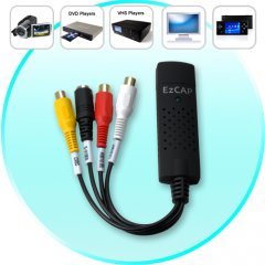 USB Video Capture Device - Basic Edition (AV toComputer) New