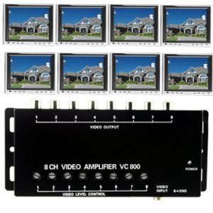 8 Channel RCA Video Booster New