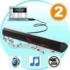 USB Speaker for Laptops (5W High Fidelity Edition) New