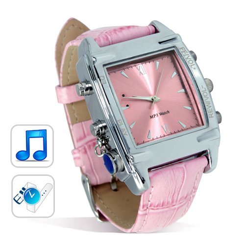 Minuet Designer MP3 Watch with Leather Band (4GB) New