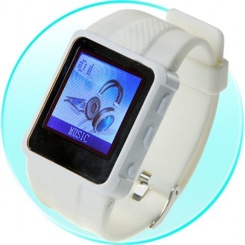 Original Watch MP4 Player 8GB White - 1.5-inch Screen New