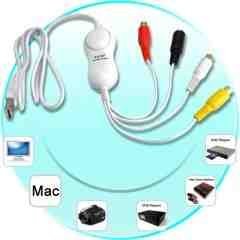 USB Video Capture Device For Mac (AV to Computer) New