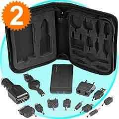 Mobile Phone and USB Charging Kit - Connectors and Battery Bag New