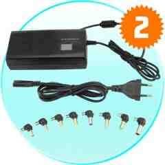 Multi-voltage AC/DC Power Adapter for Laptops + Media Devices New