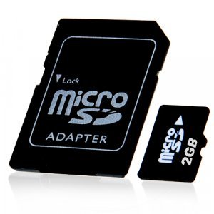 2GB MicroSD / TF Card with SD Card Slot Adapter × 10 New