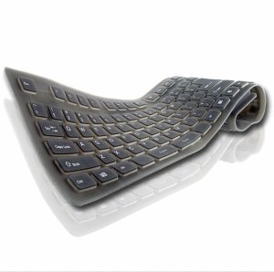Flexible Silicone Rubber PC Keyboard New