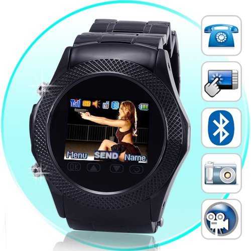 Special Ops. - Quad Band Touchscreen CellPhone Watch (Black) New