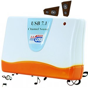 USB 7.1 Channel Sound Card New