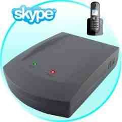 Skype VoIP USB + Landline (2-in-1) SkypeDECT Hub New