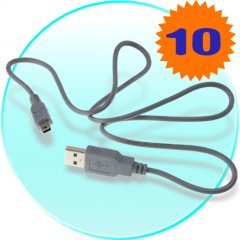 10pcs+ Mini-USB to USB Cable x 10 New