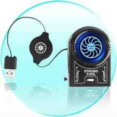 Mini Notebook Cooler - Clip On Air Extracting Fan New