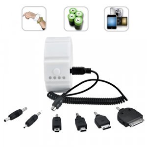 Wrist Band Portable Battery - White New