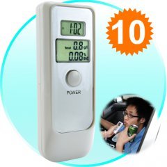 Breathalyzer Alcohol Tester - Dual LCD Display New