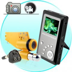 Professional Underwater CCD Video Camera w/ Video Recording DVR New