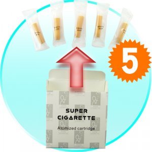Cigarette Refill Pack w/5 Cartridges (for CVSBP-5800) x 5 New