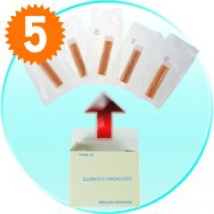 E-Cigarette Refill Pack w/5 Cartridges (for CVFA-H10, CVFA-H12) x 5 New
