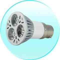 3W White LED Light Bulb with Bayonet Base New