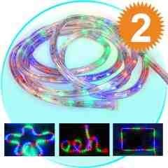 LED Rope Light - Color Changing Flexible Rope Light (3M) New