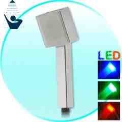 LED Color Changing Shower Head (Square Edition) New