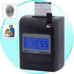 Attendance Time Card Recorder with FingerprintVerification New