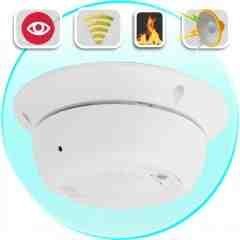 Working Smoke Detector with Hidden Camera New