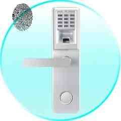 Finger Print + Access Code Dead Bolt Door Lock (Left) New