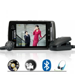 Bluetooth Spy DVR Clip-On Surveillance Set + Media Player (2GB) New