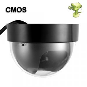 Wired Color CMOS Dome Camera with Adapter (PAL) New