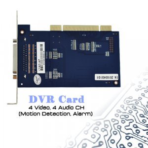 DVR Card - 4 Video and 4 Audio CH (Motion Detection, Alarm) New