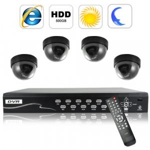 Security Camera DVR Kit (4 Surveillance Camera + Recorder Set C) New