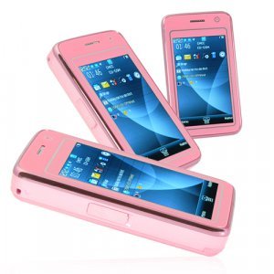 Elegance Dual SIM Quadband Cellphone w/3 Inch Touchscreen (Pink) New