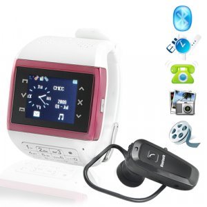 Lady Jaguar - Quad Band Touchscreen Mobile PhonWatch + Keypad New