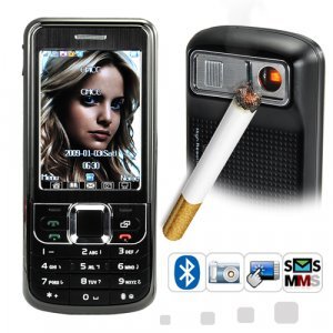 Machismo - Cigarette Lighter Cellphone (Touchscreen, Dual SIM) New