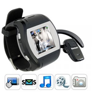 Grande Porto - Quad Band Touch Screen Watch Cell Phone New