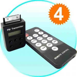 Wireless FM Transmitter for IPOD + IPHONE New