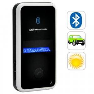 Solar Powered Bluetooth Car Kit (Caller ID) New