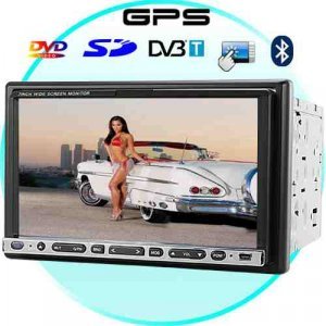 Road Warrior 7 Inch Touchscreen Car DVD Player with GPS + DVB-T New